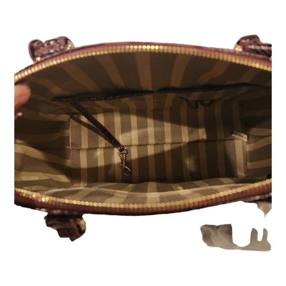 nwt BRAHMIN Duxbury Satchel Sunset Melbourne with detachable crossbody strap - Picture 12 of 16